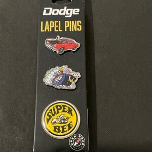 NIP Dodge Lapel Pins Super Bee Charger Officially Licensed